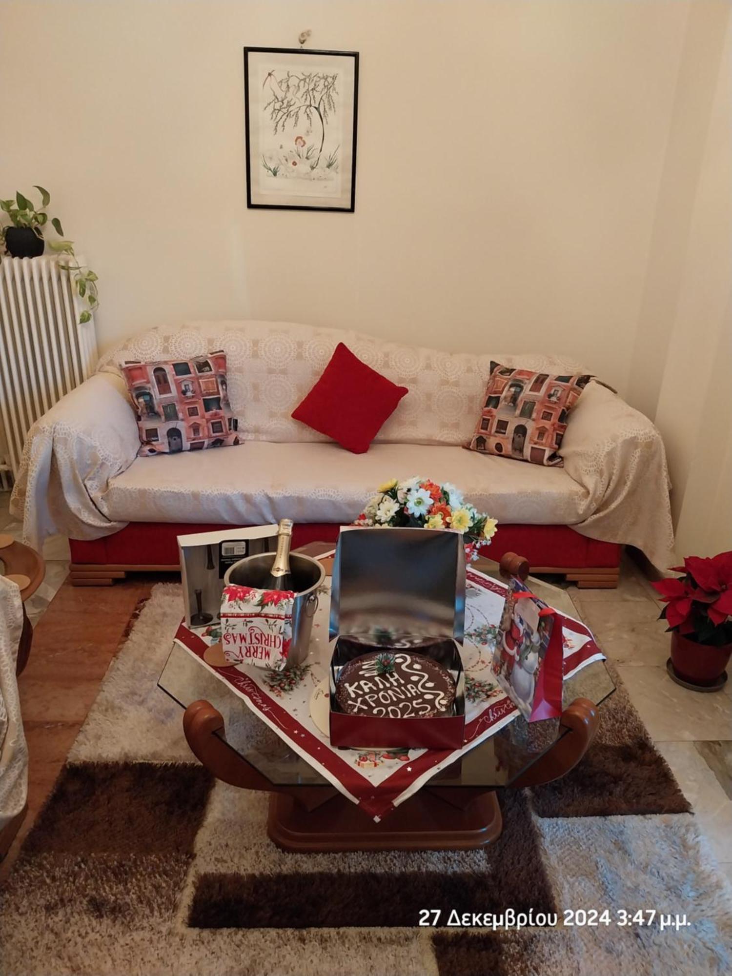 Cozy & Bright 50m From Subway -agios Antonios Appartement *